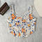 xs-l stylish slight stretch floral printing all-match crop vest_Sky Blue_Multicolor