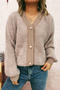 casual slight stretch 6 colors imitation mink knitted sweater_White_Dark Gray_Pink_Watermelon Red_Beige_Khaki 
