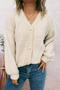 casual slight stretch 6 colors imitation mink knitted sweater_White_Dark Gray_Pink_Watermelon Red_Beige