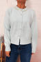 casual slight stretch 6-colors solid color pearl decor knitted cardigan_Dark Gray_Pink_Red_Yellow_Sky Blue