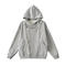 casual non-stretch hooded zip-up warm sweatshirts(size run small)_Black_Gray