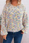 casual slight stretch 6 colors colorful jacquard knitted sweater_Black_Light Pink_Sky Blue_Light Purple_Khaki _Multicolor