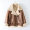 casual non-stretch 3 colors lapel zip-up jacket_Black_Rose Red_Khaki