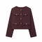 casual non-stretch 14 colors solid color crew neck jacket_Black_White_Gray_Pink_Red_Rose Red_Magenta_Sky Blue_Blue_Dark Blue_Beige_Khaki _Brown_Reddish Brown