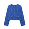 casual non-stretch 14 colors solid color crew neck jacket_Black_White_Gray_Pink_Red_Rose Red_Magenta_Sky Blue_Blue