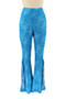 plus size 4 colors batch printing tassel new stylish autumn stretch casual pants_Black_Blue