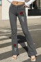 s-4xl spring plus size 4 colors flower fixed printing micro-elastic pockets button zip-up stylish flare jeans_Black_Sky Blue_Blue_Dark Gray