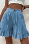 s-5xl plus size summer new stylish 14 colors solid color inelastic button zip-up pocket high-waisted loose casual shorts_Black_White_Purple_Dark Purple_Light Green_Dark Green_Rose Red_Sky Blue