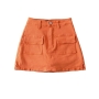 xs-xl summer new 8 colors solid color micro-elastic high waist pockets button stylish all-match denim skort_Black_White_Dark Green_Sky Blue_Brown_Orange
