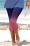 s-2xl plus size summer new 3 colors contrast color stretch drawstring design slim stylish casual shorts_Sky Blue_Pink