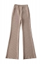 autumn new 6 colors ribbed knit stretch high waist stylish bell-bottoms_Black_Sky Blue_Pink_Khaki 