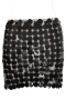 non stretch sequins decor sexy club mini skirt_Black
