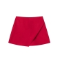 non-stretch orange multicolor irregular simple zip-up shorts_Black_White_Purple_Dark Green_Red
