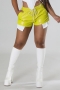 sexy slight stretch pu leather 7 colors drawstring shorts(added colors again)_Black_Pink_Magenta_Yellow
