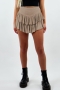 bohemian solid color slight stretch ruffle high waist lined mini skirt_Pink_Yellow_Orange_Green_Dark Green_Haze Blue_Blue_Khaki
