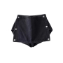 stylish non-stretch various ways to wear removable denim skort size run small_Black