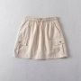 high street slight stretch 6 colors cargo mini skirt with lined(size run small)_Black_Dark Gray_Pink_Dark Green_Beige