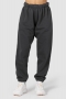 casual plus size slight stretch velvet 3 colors all-match sweatpants_Black