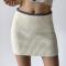 sexy slight stretch knitted 2 colors all-match mini skirt(size run small)_Dark Gray_Beige