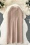 casual slight stretch ribbed knit solid color high-waist midi skirt_Black_White_Magenta_Yellow_Green_Blue_Khaki