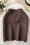 casual slight stretch ribbed knit solid color high-waist mini skirt_Black_White_Gray_Pink_Magenta_Green_Dark Green_Blue_Khaki _Brown