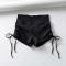 stylish slight stretch 6 colors drawstring all-match hot shorts(size run small)_Black