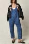 casual slight stretch solid color cargo overalls(no underwear)_Dark Green_Sky Blue_Blue