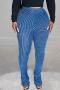 stylish plus size slight stretch stripe knitted 5 colors all-match pants_White_Magenta_Green_Blue