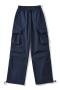 pure color 9 colors non-stretch high-waist casual cargo pants size run small_Black_Dark Gray_Pink_Magenta_Light Green_Dark Green_Dark Blue