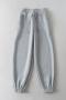 slight stretch 6 colors casual letter embroidery loose pants (size run small)_Black_White_Gray