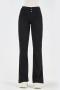 casual plus size high stretch denim barbie fabric yoga pants size run small_Black
