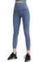 plus size slight stretch tight denim barbie fabric yoga pants size run small_Black_Dark Gray_Blue