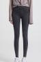 plus size sport high stretch pocket denim barbie slim yoga pants size run small_Black_Dark Gray