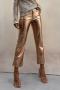 sexy slight stretch solid 6 colors pockets pants_Black_Rose Red_Magenta_Gold