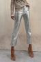 sexy slight stretch solid 6 colors pockets pants_Black_Rose Red_Magenta_Gold_Silver