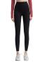 plus size xl-4xl high stretch denim barbie fitness yoga pants size run small_Black