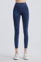plus size xl-4xl high stretch denim barbie fitness yoga pants size run small_Black_Dark Gray_Blue_Dark Blue