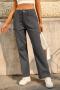 new casual slight stretch 4-color loose straight leg cargo pants_Black_Gray