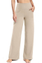 new stylish slight stretch 4-color high-waisted wide-leg loose straight pants_Black_Dark Gray_Beige