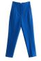 casual non-stretch solid color high-waisted straigh pants(size run small)_Dark Gray_Pink_Aqua Green_Green_Dark Green_Sky Blue_Blue