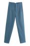 casual non-stretch solid color slim high-waisted straigh pants(size run small)_Black_White_Gray_Pink_Red_Rose Red_Magenta_Yellow_Orange_Light Green_Green_Forest Green_Blue