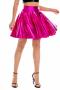 sexy slight stretch 9 colors holographic all-match mini skirt_Black_Pink_Red_Magenta