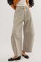 new stylish solid color slight stretch casual wide-leg cropped jeans_Black_White_Gray