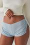 stylish 9 colors summer slight stretch low-waist sexy bow hot shorts_Black_White_Gray_Pink_Light Pink_Green_Sky Blue