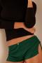 stylish 9 colors summer slight stretch low-waist sexy bow hot shorts_Black_White_Gray_Pink_Light Pink_Green
