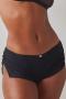stylish 9 colors summer slight stretch low-waist sexy bow hot shorts_Black