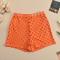 sexy high stretch plain color hollow out all-match hot shorts_Black_Orange