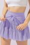 stylish slight stretch high waist pure color skorts_Black_White_Dark Gray_Pink_Haze Blue_Purple