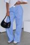 casual non-stretch 8-colors striped print loose straight pants_Black_Pink_Red_Orange_Green_Sky Blue_Blue