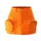 stylish plus size non-stretch pure cotton 4 colors pocket mini skirt_Black_Orange